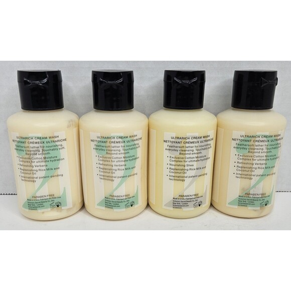Victoria's Secret Ultra Rich Cream Wash 3.4 oz each-NEW Travel Size Lot Of Four - Picture 2 of 2